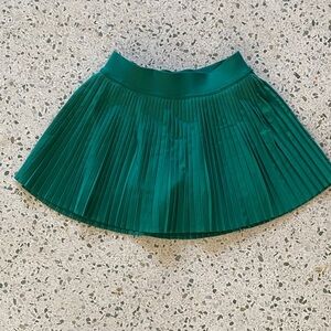 LULULEMON Emerald Green Pleated Tennis Golf Skirt